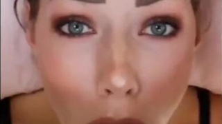 Facial Deepthroat Blowjob GIF