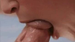 Deepthroat Cock Blowjob GIF