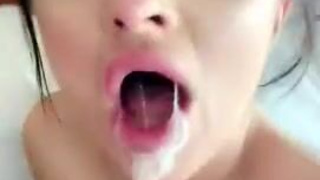 Gagging Deepthroat Blowjob GIF