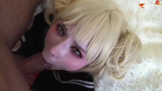 Teen Deepthroat Cosplay GIF