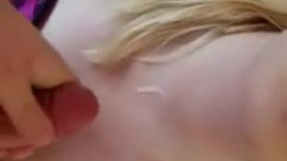 Piercing Deepthroat Cumshot Blue Eyes Blonde GIF