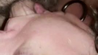 Sucking Submissive Spit Sloppy Pretty Deepthroat Blowjob GIF