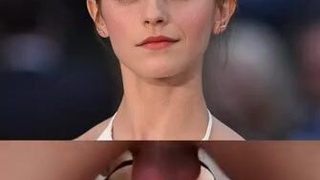 Face Fuck Emma Watson Deepthroat Blowjob GIF