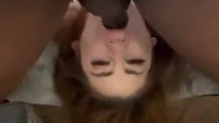 Latina Husband Hotwife Girlfriend Face Fuck Deepthroat Cuckold Boyfriend BBC GIF
